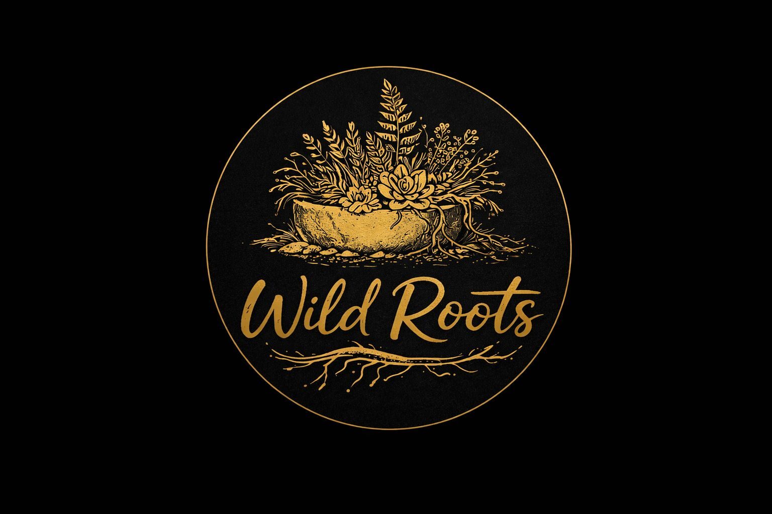 Wild Roots Handcrafted Stone Planters